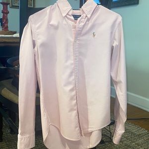 Polo Ralph Lauren women’s classic pink button up